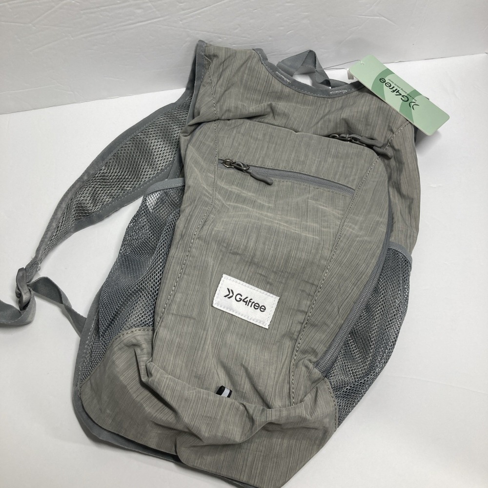G4Free Hiking Backpack Gray Lightweight Packable Daypack Walking Utlility Small